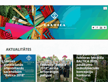 Tablet Screenshot of festivalbaltica.com